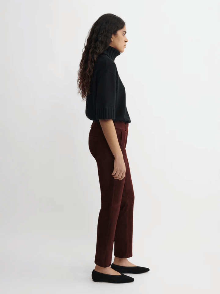 Jenna Stretch Suede Shiraz