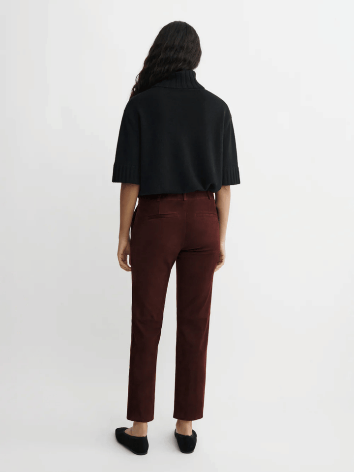 Jenna Stretch Suede Shiraz
