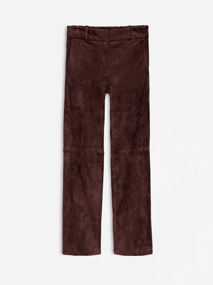 Jenna Stretch Suede Shiraz