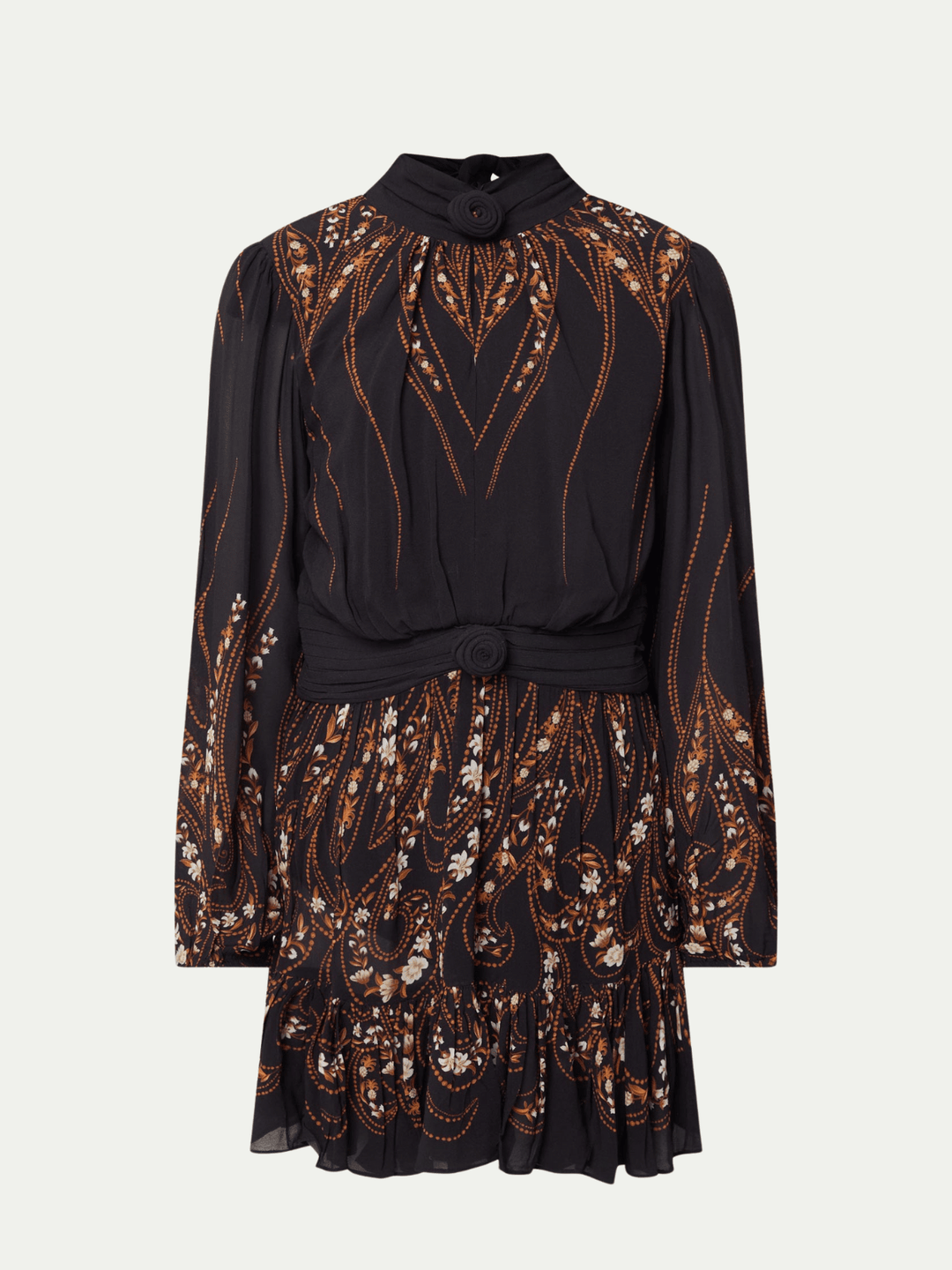 Garden Silhouette Mini Dress