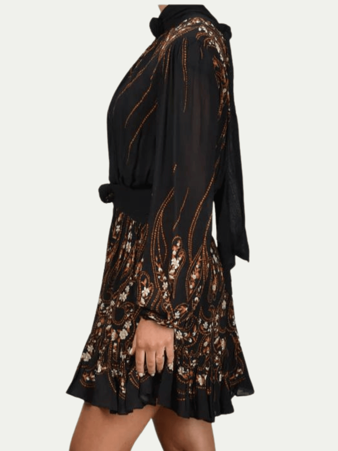 Garden Silhouette Mini Dress