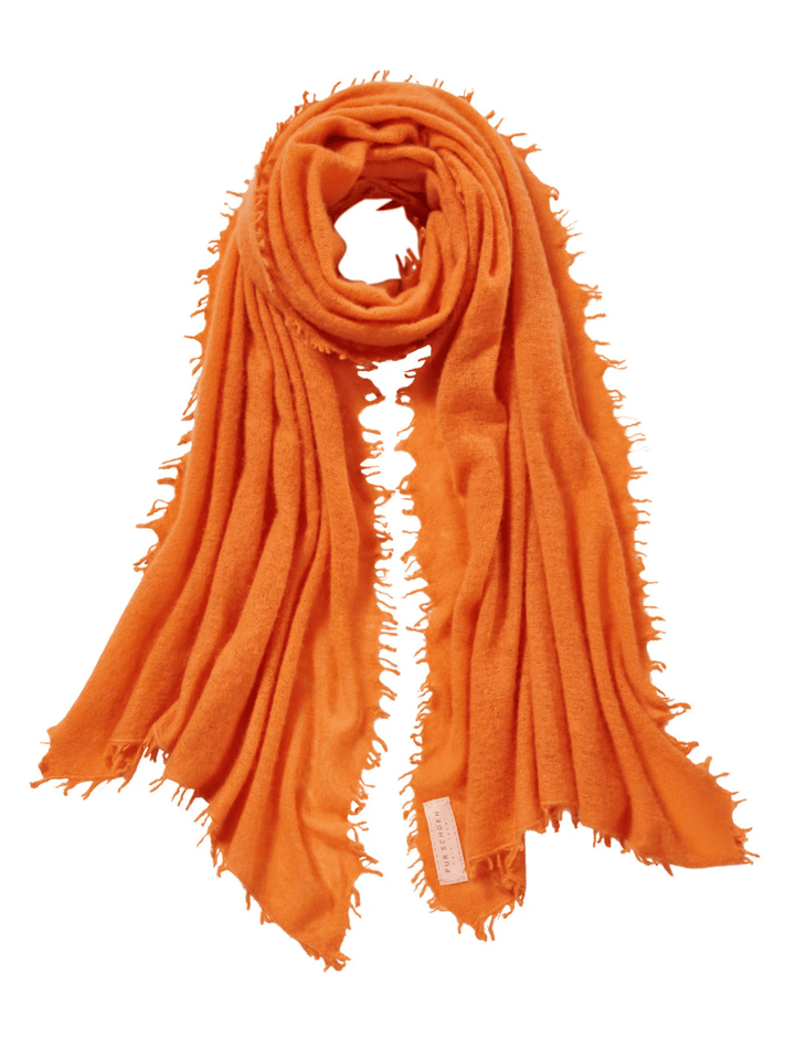 Fransenschal Orange