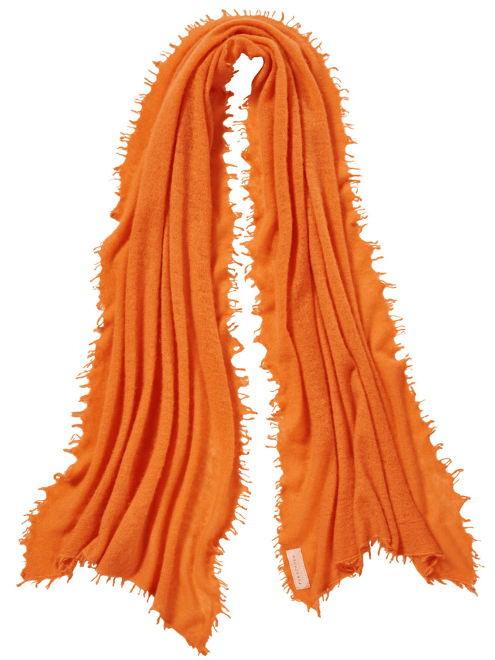 Fransenschal Orange