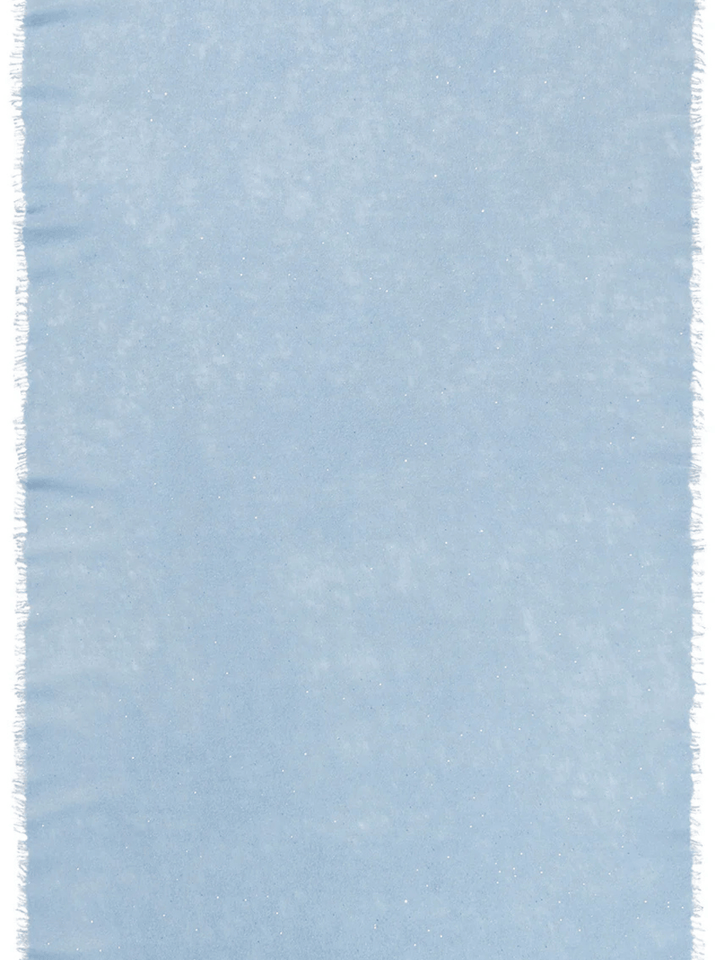 Kaschmirschal Pailletten Bleu