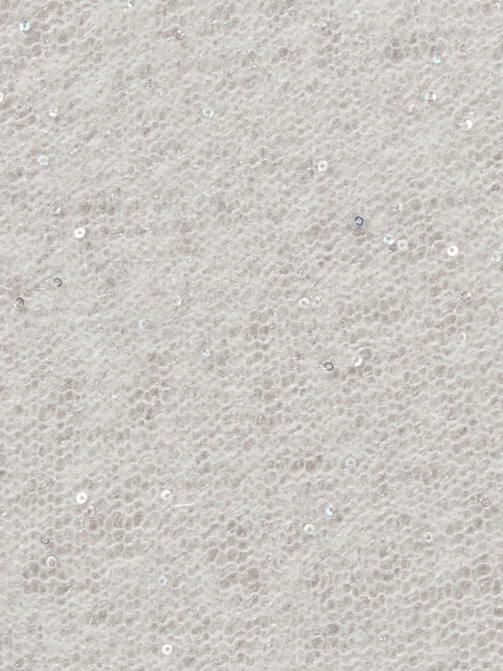 Kaschmirschal Pailletten Silber
