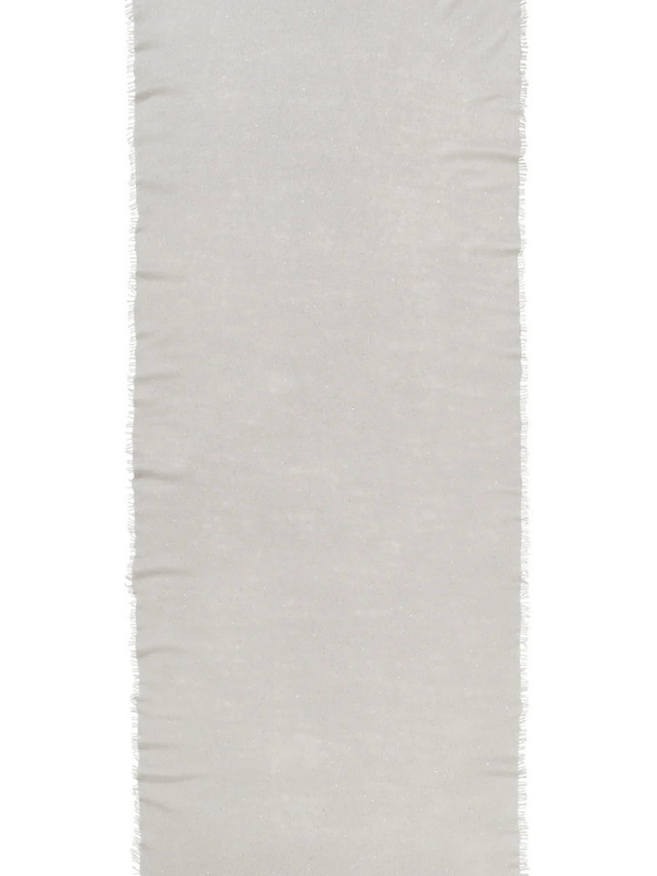 Kaschmirschal Pailletten Silber