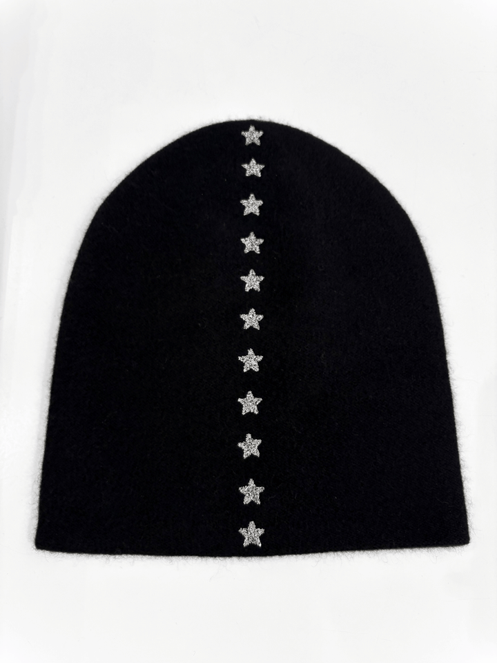 Beanie Mellow Crystal Schwarz