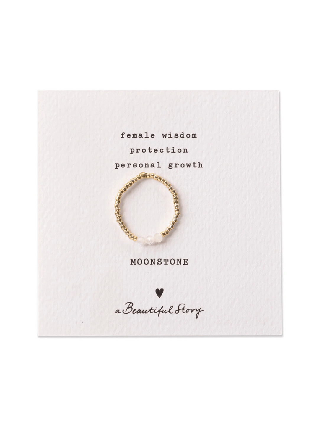 Clarity Mondstein Ring Gold