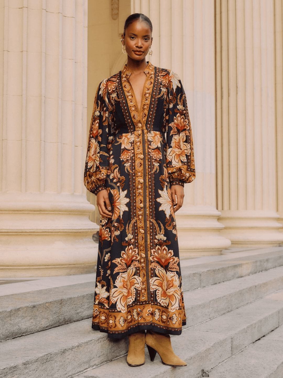 Majestic Garden Maxikleid