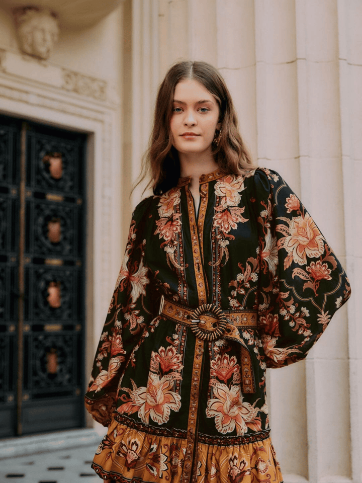 Majestic Garden Minikleid