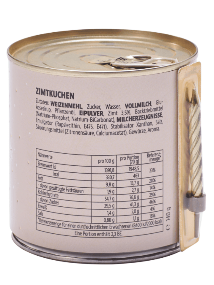 Cancake Happy Birthday Zimtkuchen