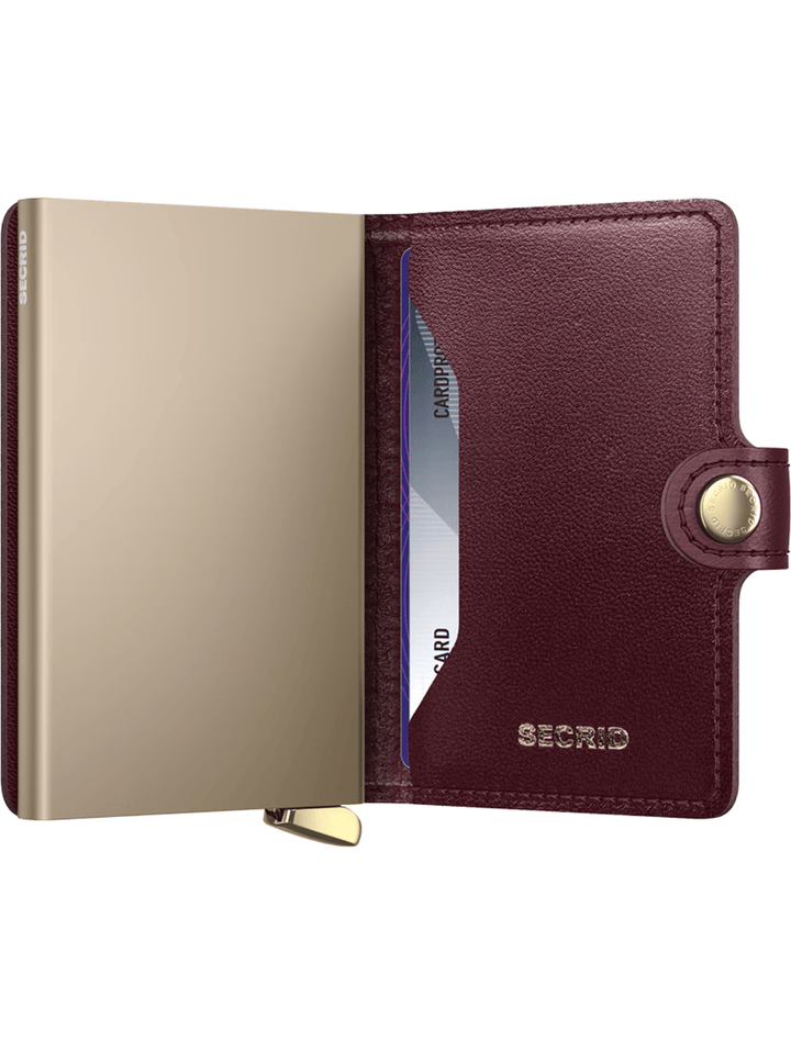 Premium Miniwallet Emboss Diamond + Bordeaux