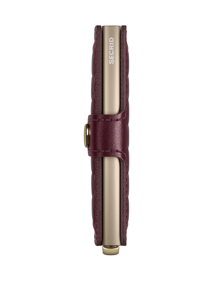 Premium Miniwallet Emboss Diamond + Bordeaux