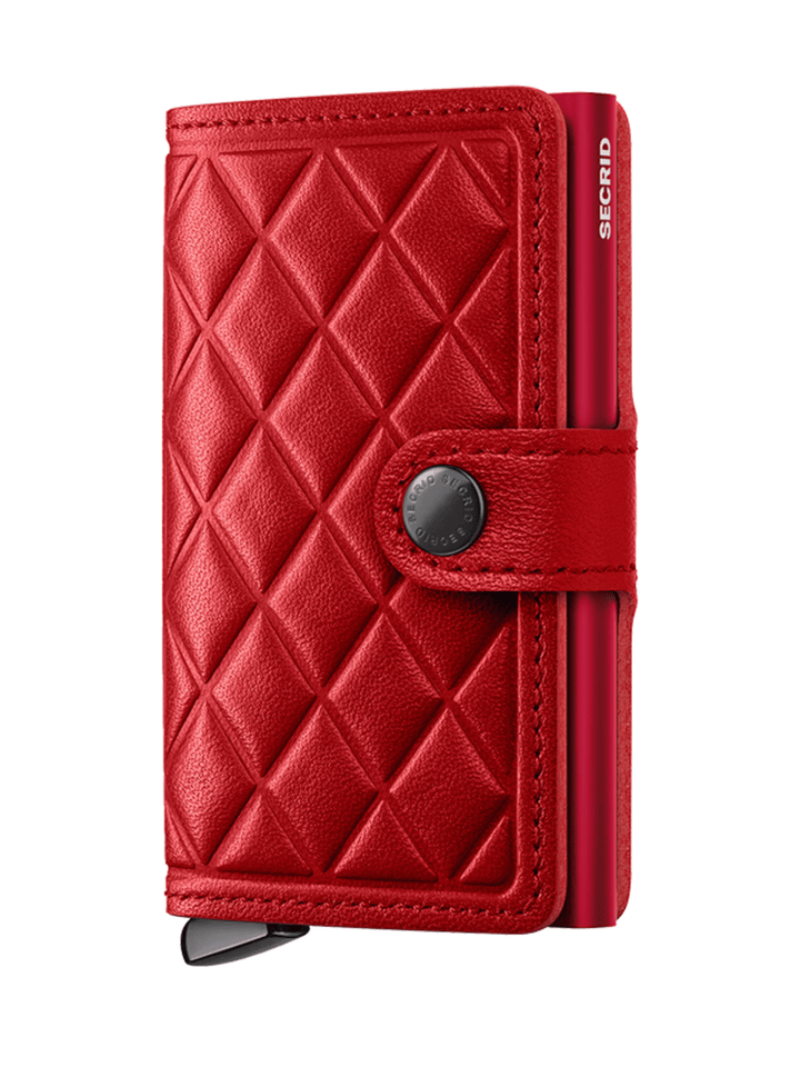 Premium Miniwallet Emboss Diamond + Red