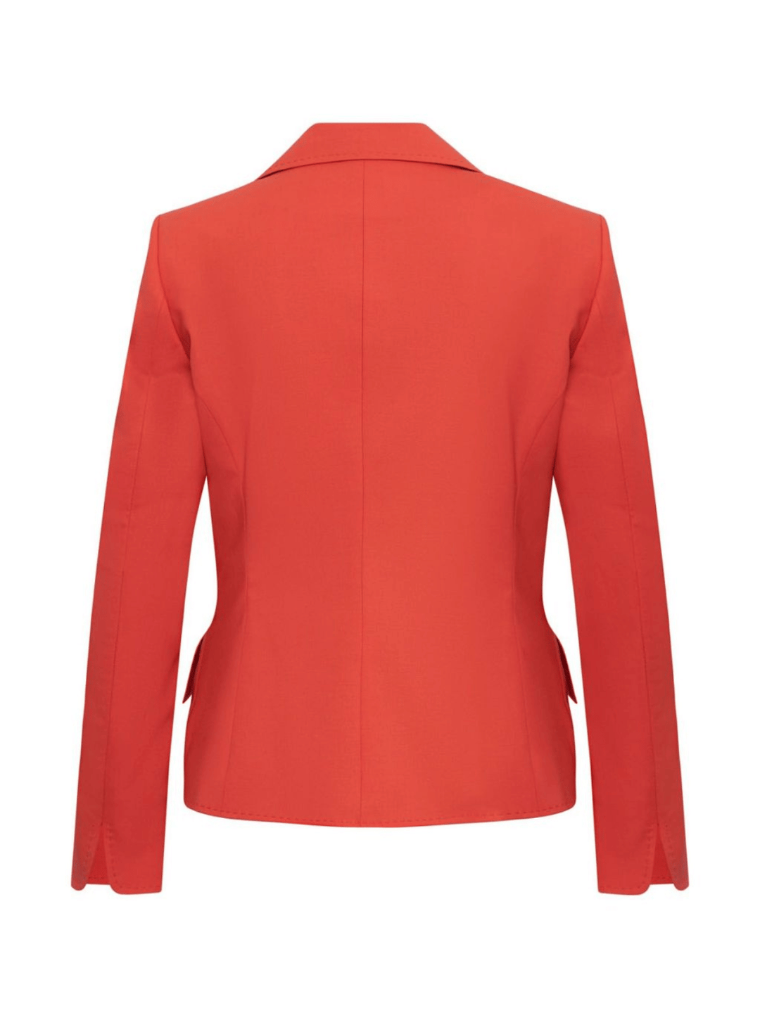 Wollblazer mit Blumenapplikation