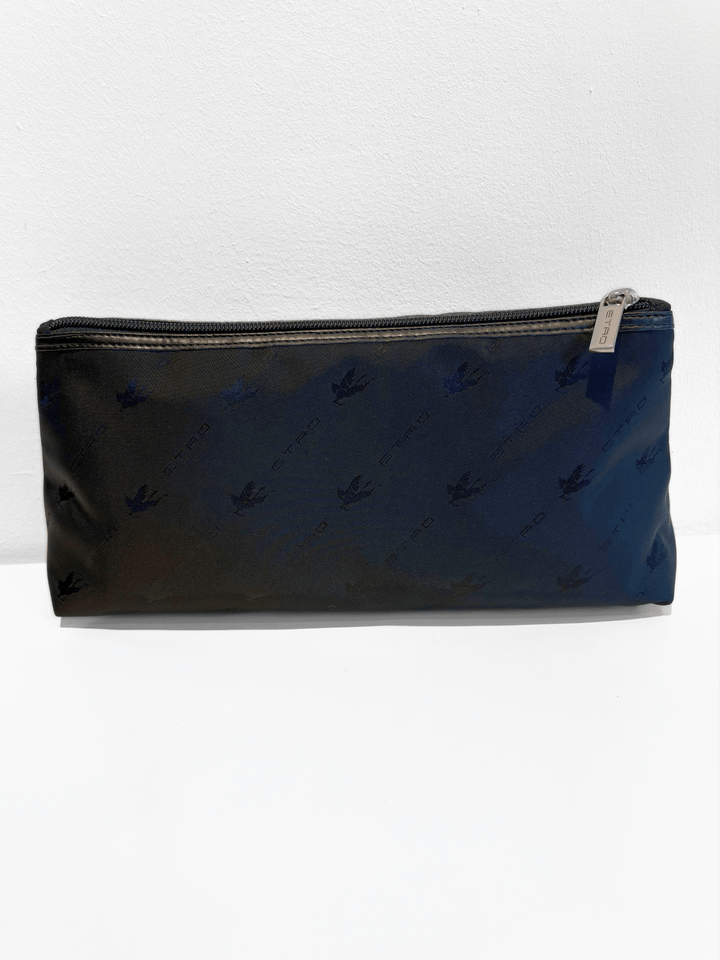 Kosmetiktasche Lang Schwarz