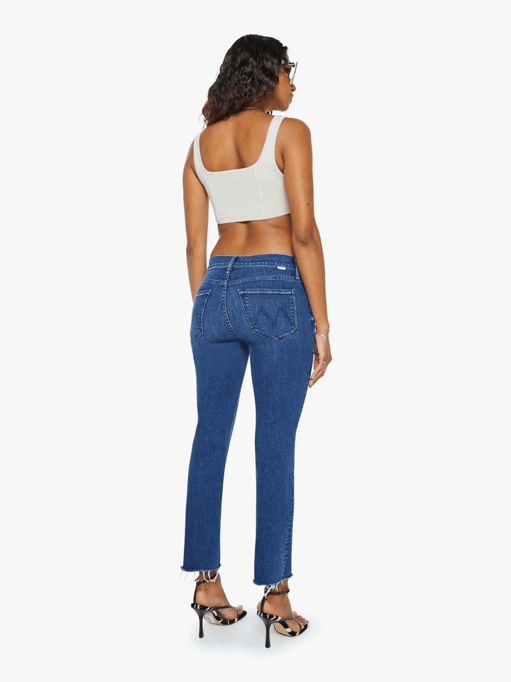 The Mid Rise Dazzler Ankle Fray