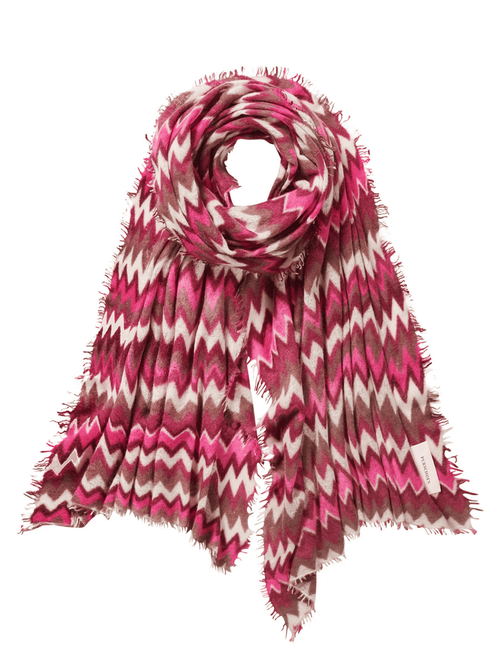 Fransenschal Chocolate Mix