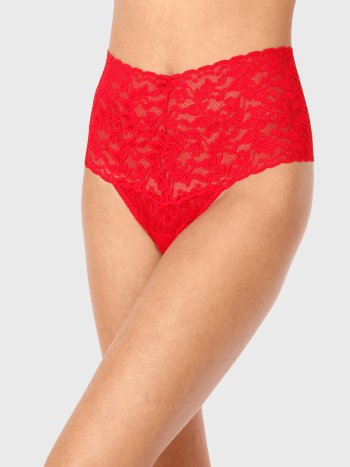 High Rise Lace Slip Rot