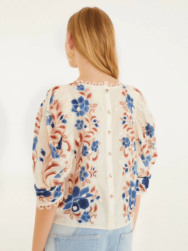 Renata Floral Bluse