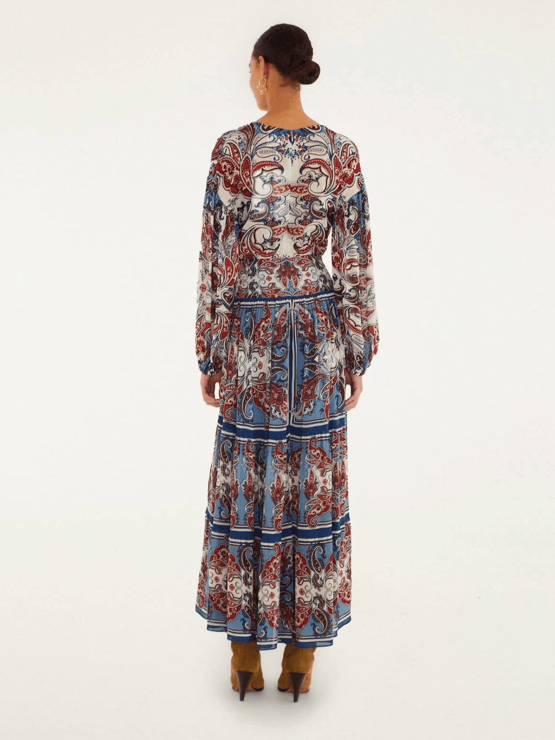 Paisley Scarf Maxikleid