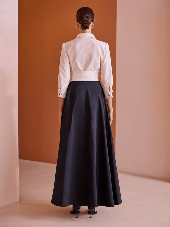 Hemdblusenkleid mit Schleife