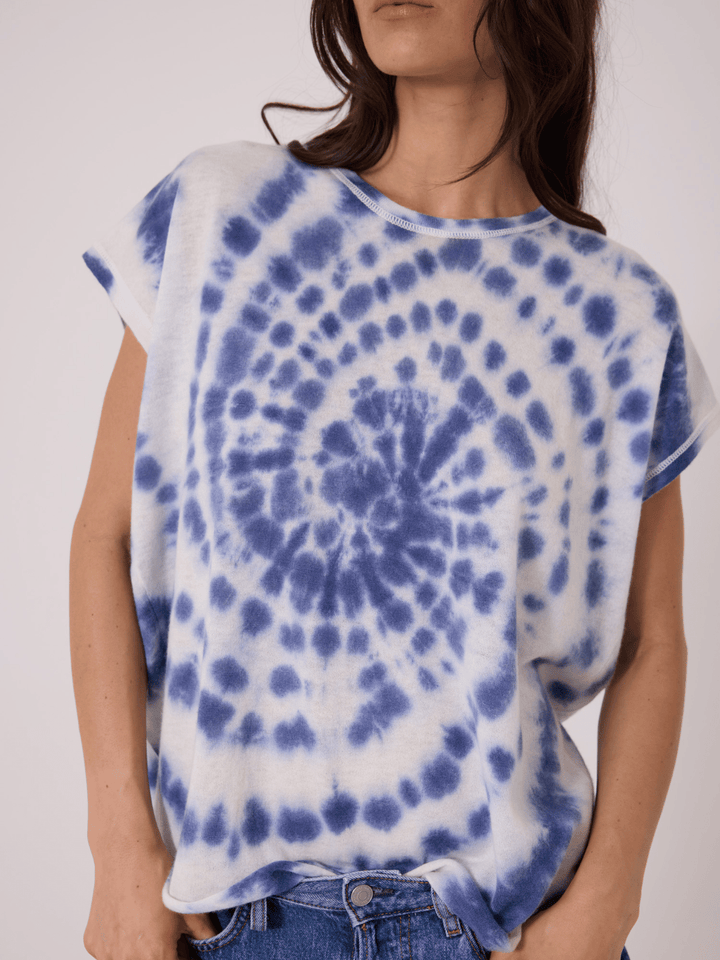 T-Shirt mit Batikmuster