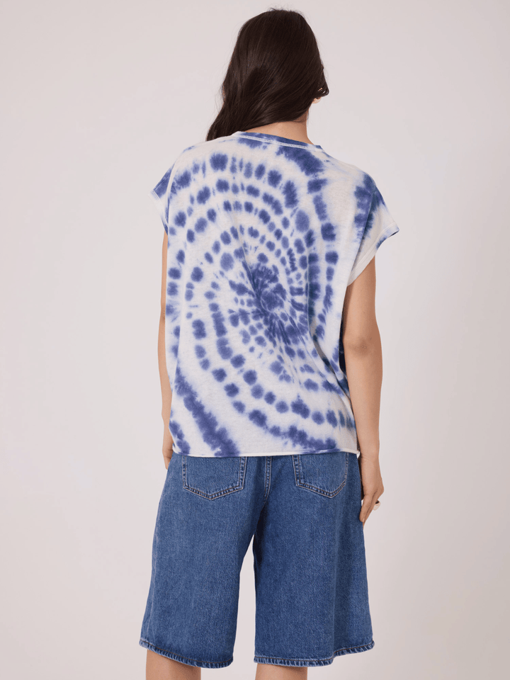 T-Shirt mit Batikmuster