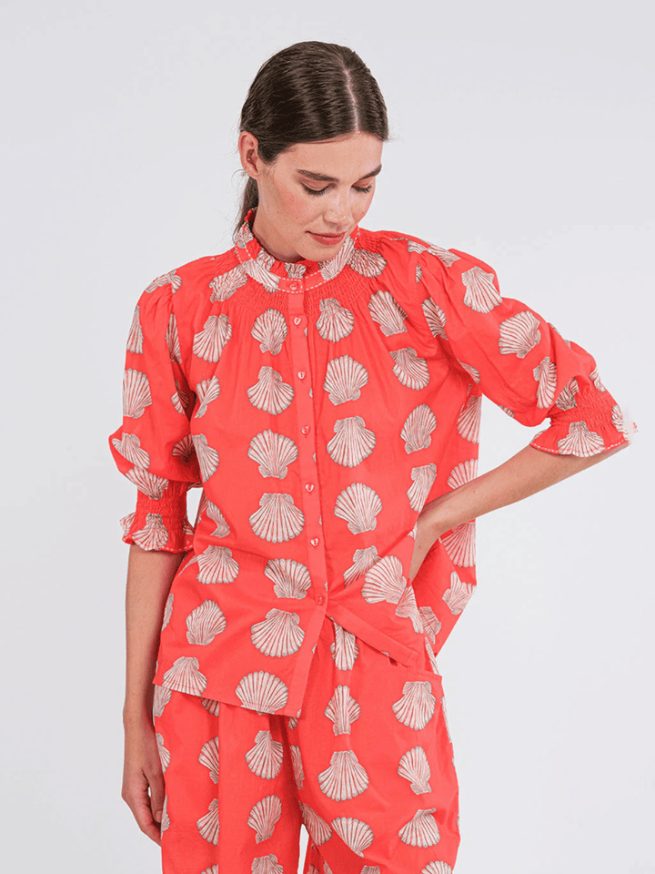 Bergamot Bluse Rot