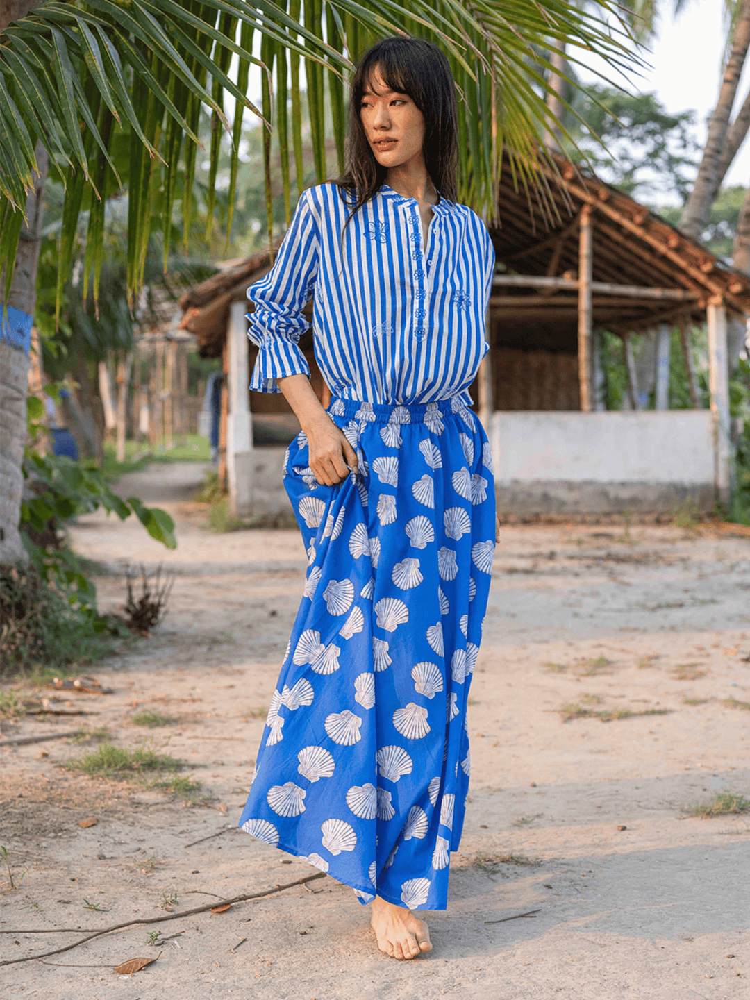 Broom Bluse Streifen