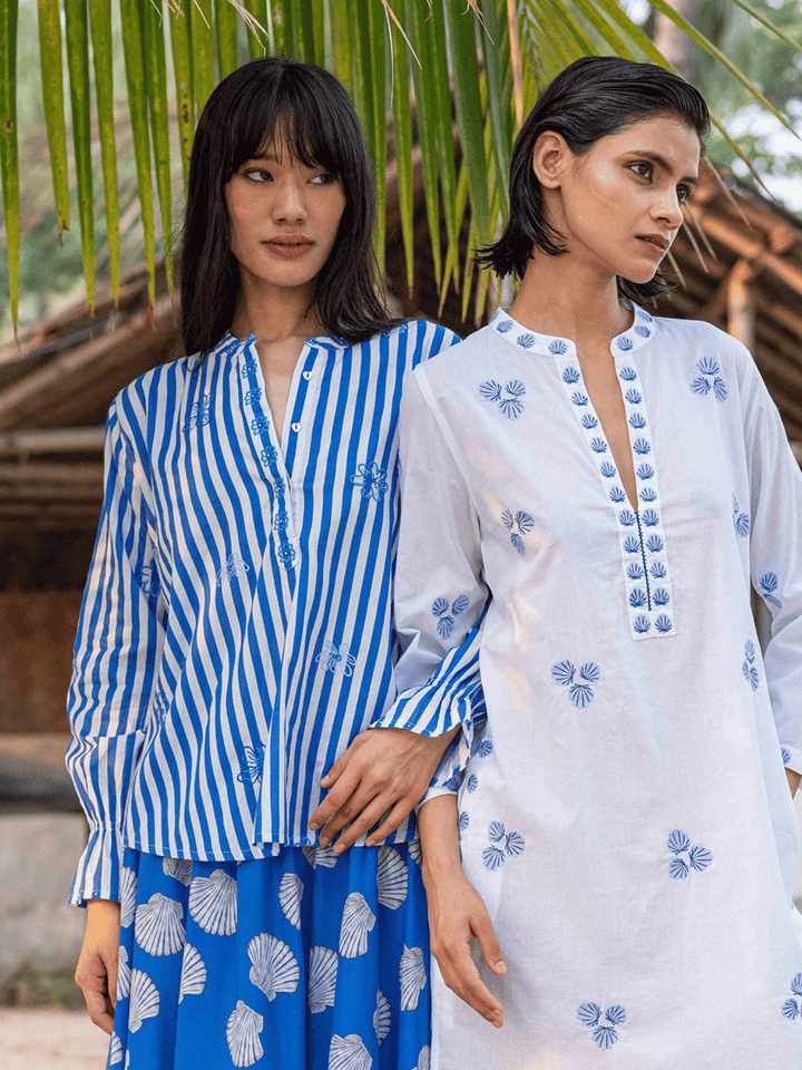 Broom Bluse Streifen