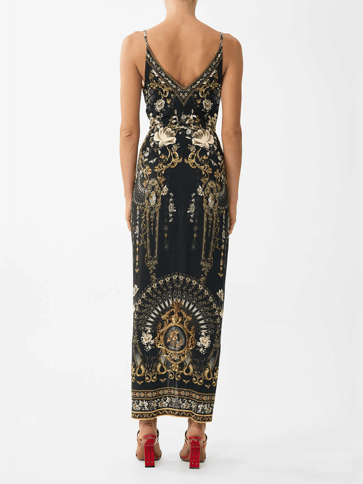 Strappy Dress with twist front