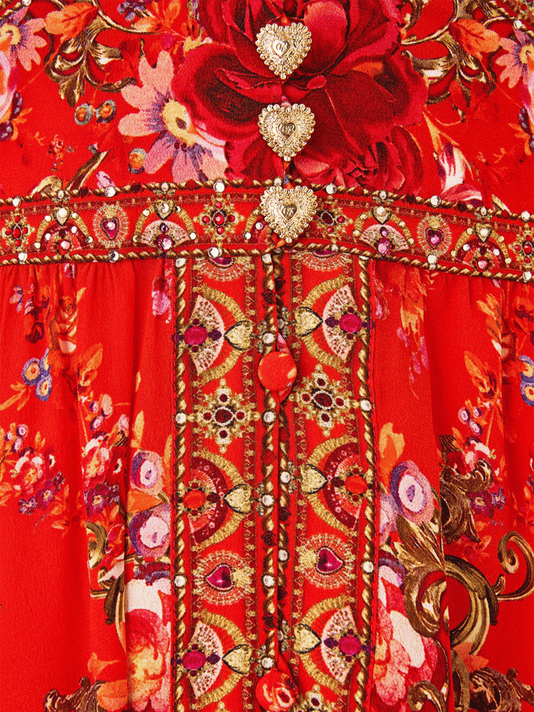 Shaped waistband dress with ruffle sleeves Olé Olé