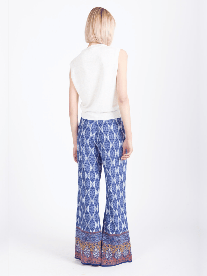 Jacquard Pants, Mediterranean Pattern