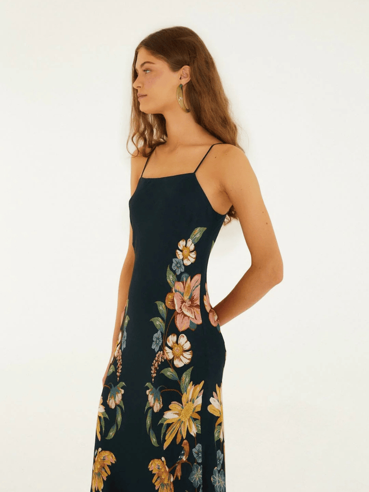 Maira Floral Midikleid