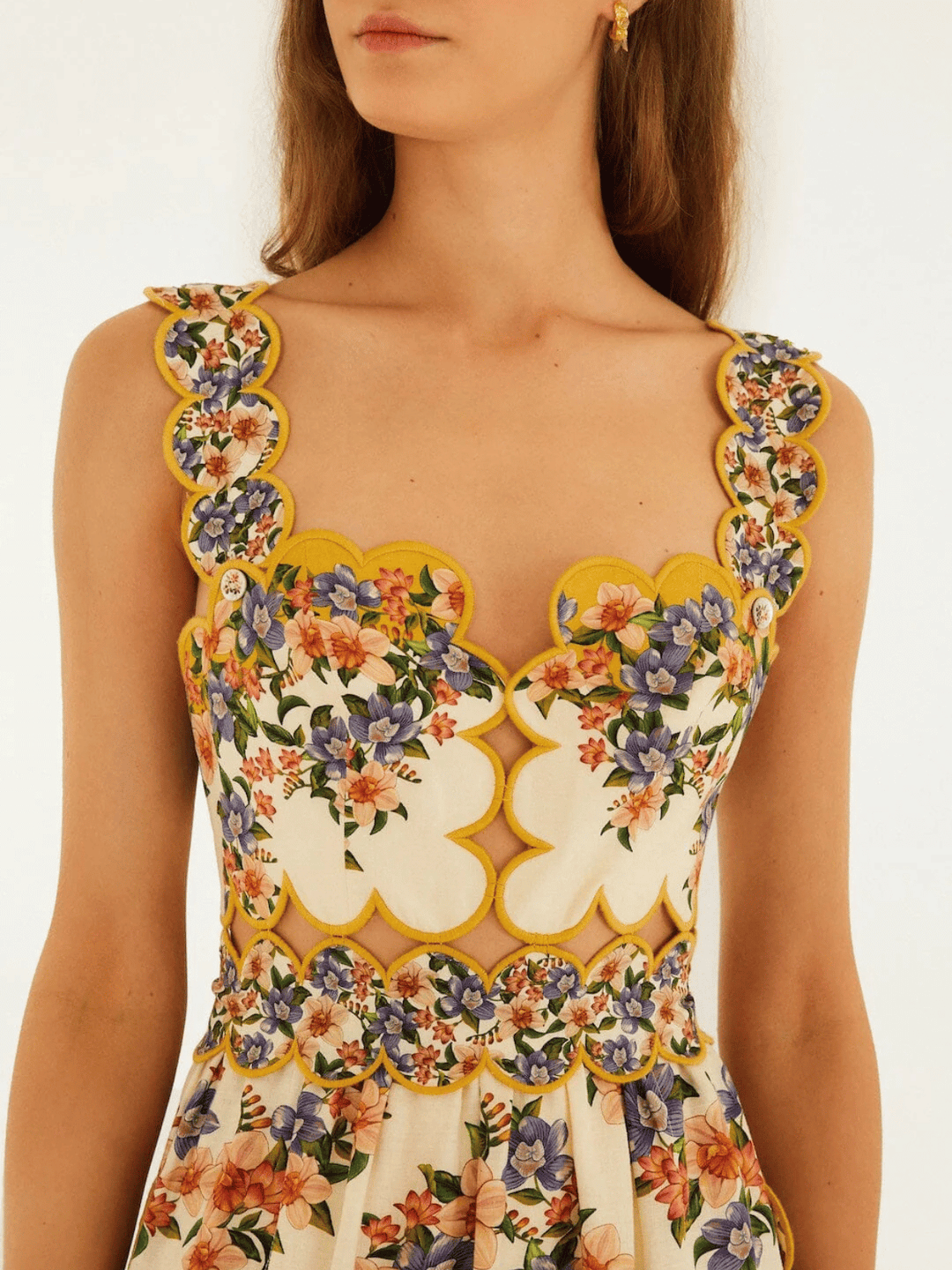 Sand Hilo midi dress