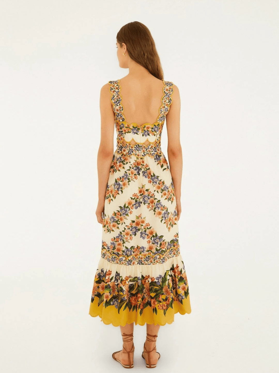 Sand Hilo midi dress
