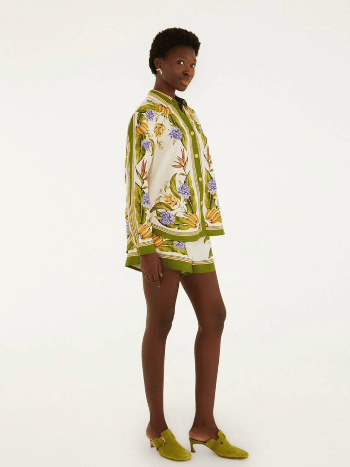 Tropical Scarf Shorts