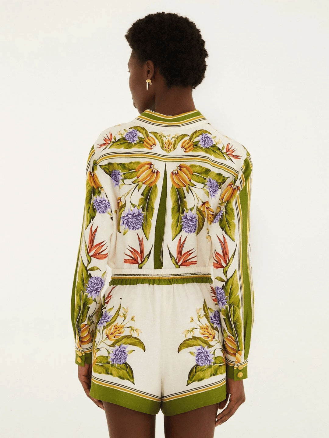 Tropical Scarf Shorts