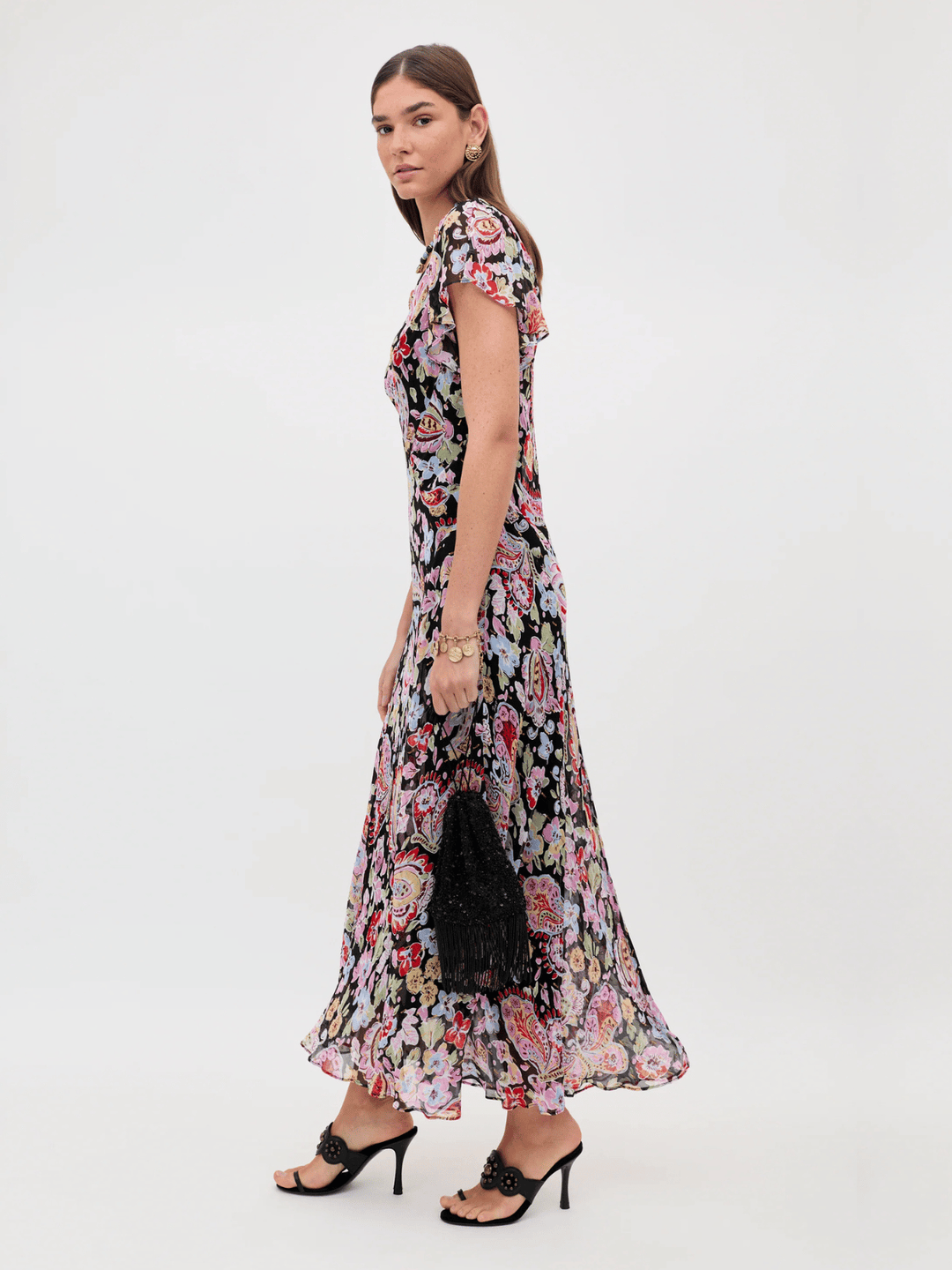 Bexley Dress Cara Floral Black