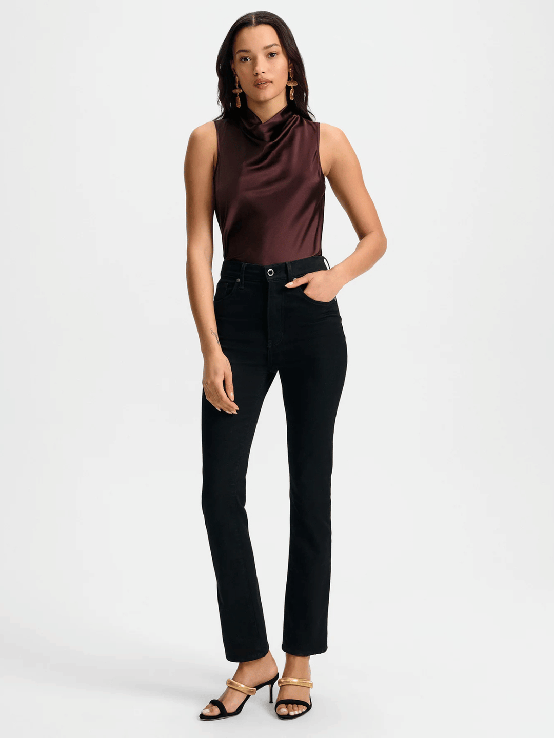 Tam silk top