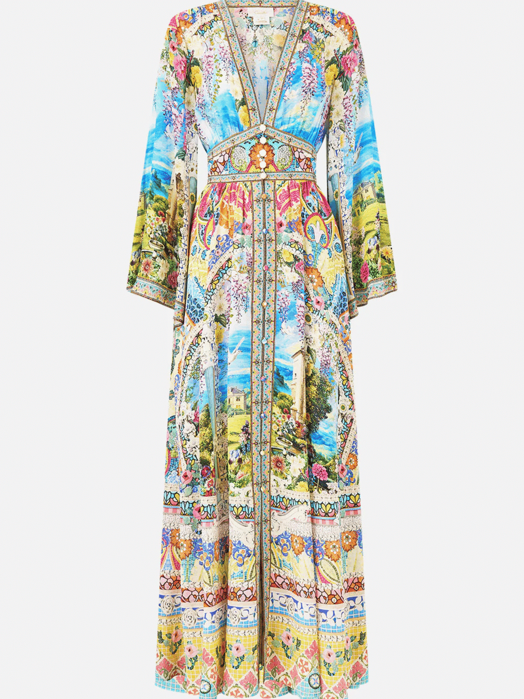 Kimono Maxikleid Navàs Nouveau