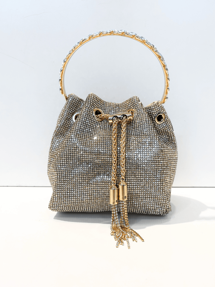 Evening Clutch Rhinestone Gold