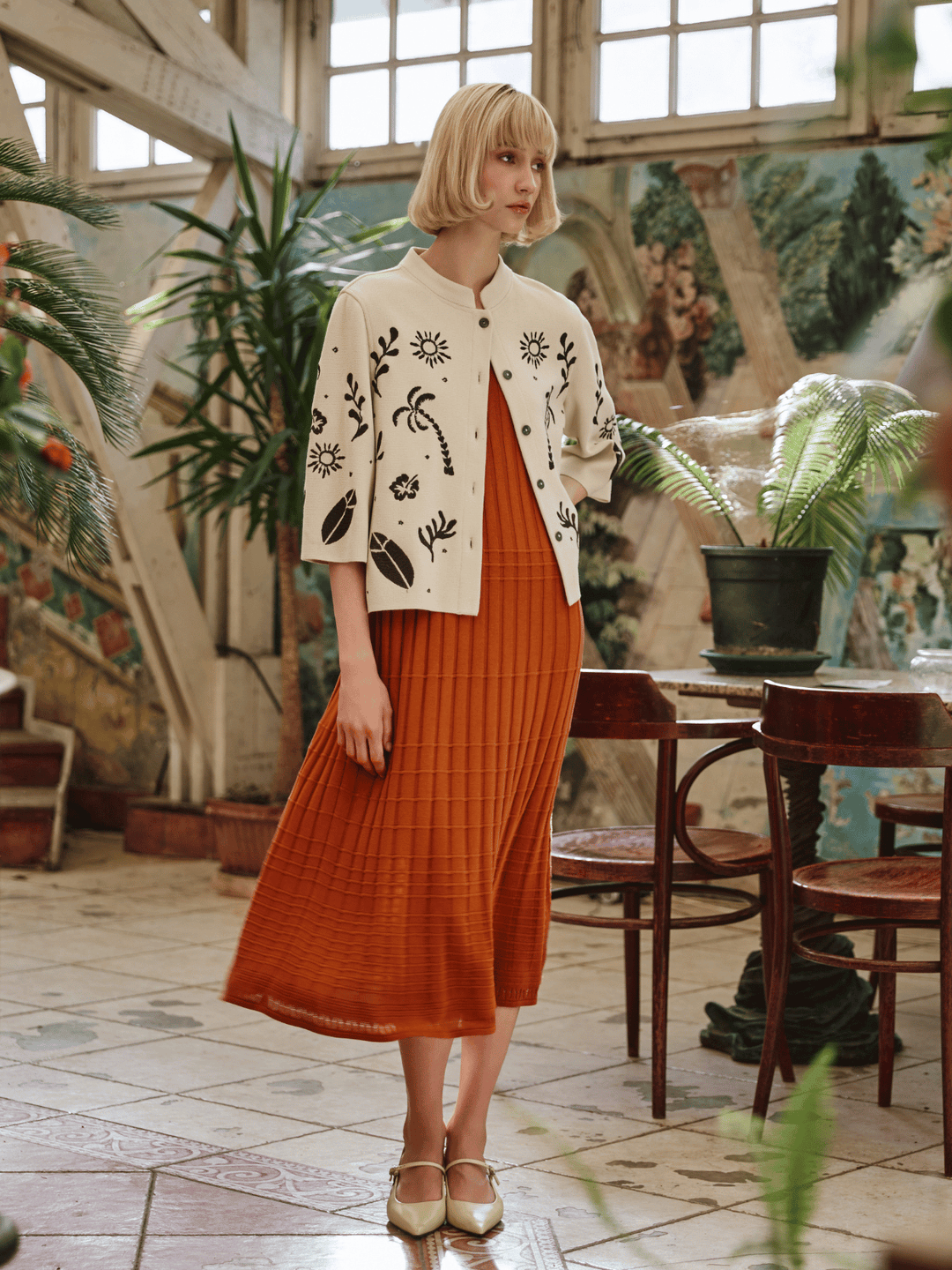 Urban Botanic Strickjacke