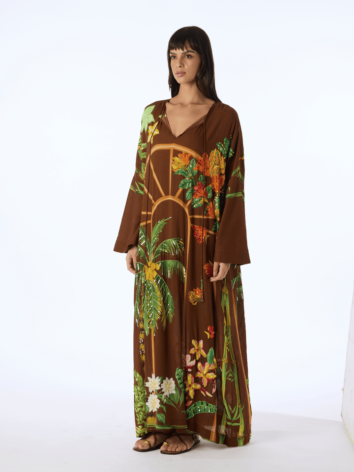 DRAWSTRING KAFTAN