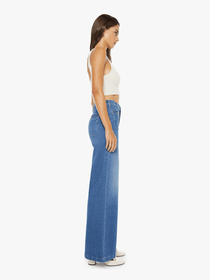 The Stashed Hustler Roller Sneak Jeans