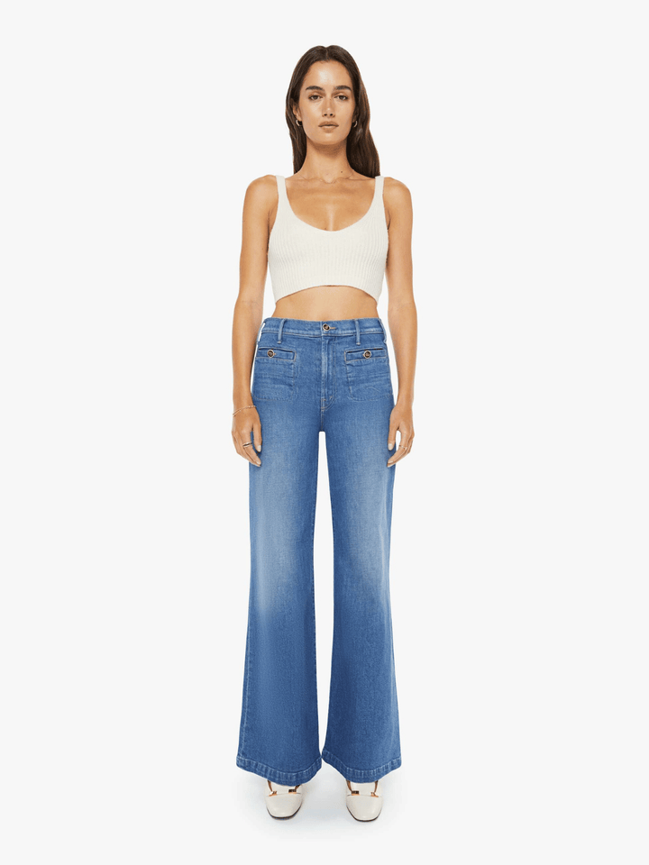 The Stashed Hustler Roller Sneak Jeans