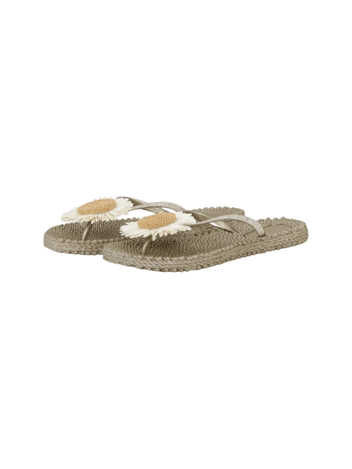 Flip Flops mit Blumenapplikation