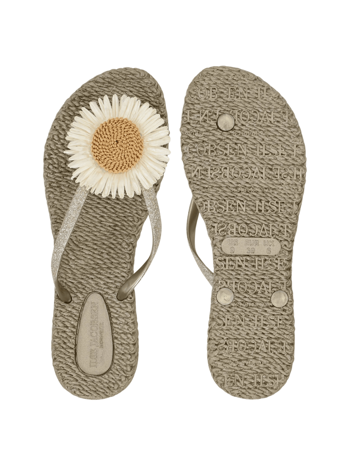 Flip Flops mit Blumenapplikation