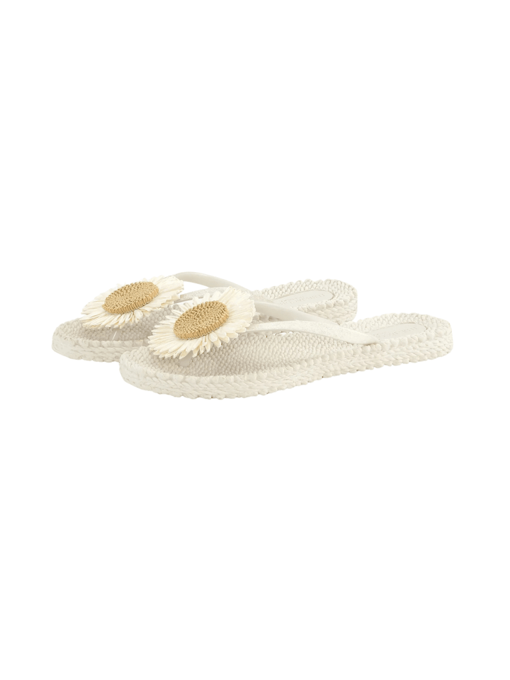 Flip Flops mit Blumenapplikation